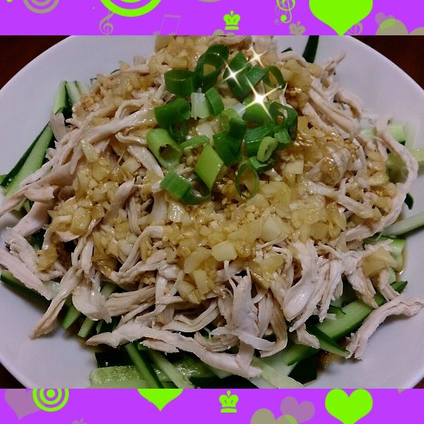 棒棒雞絲-適合夏天的涼菜,不用動炒菜鍋喔：Abby Feng 一起做