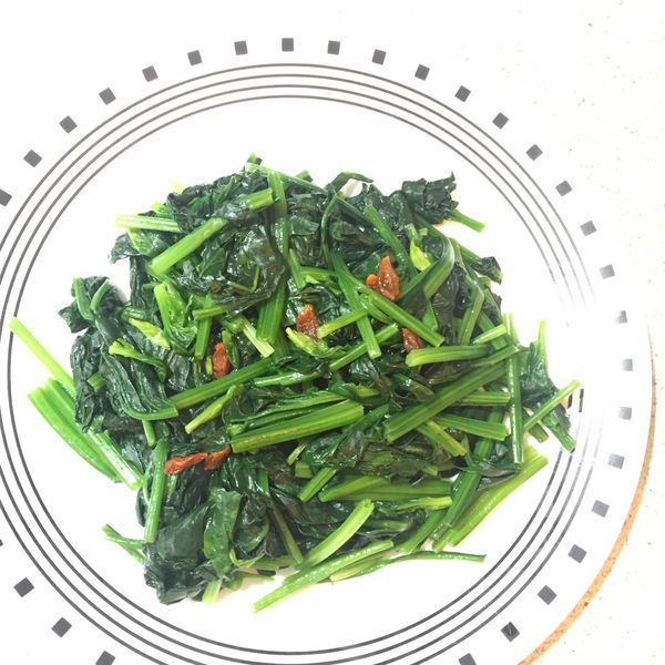 清炒菠菜（不澀版） : 黃佳玲一起做