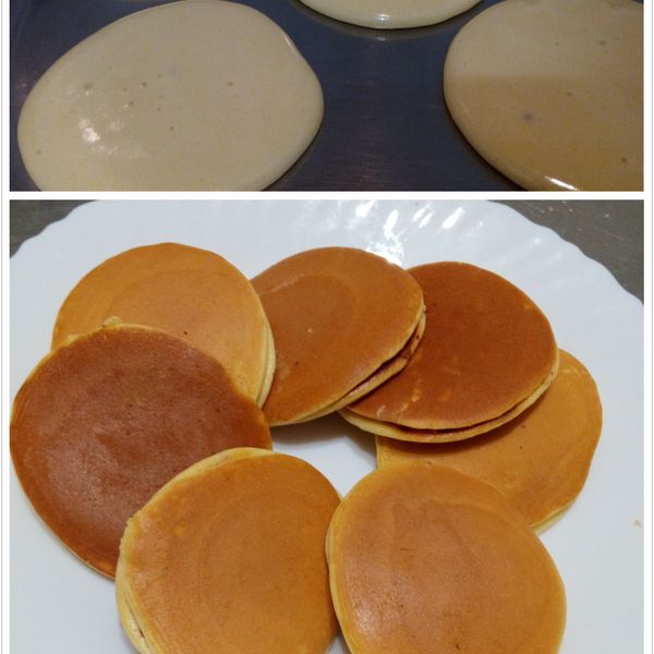 銅鑼燒 ドラ焼き：Pin Jung 一起做