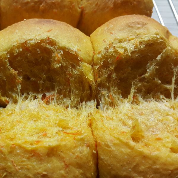 手揉南瓜拔絲吐司 : Cathy一起做