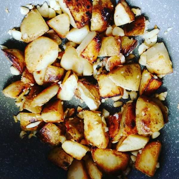 蒜香奶油馬鈴薯 : 小白白一起做