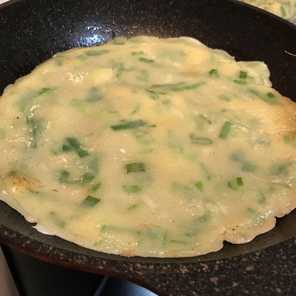 古早味蛋餅 : 馨勻一起做