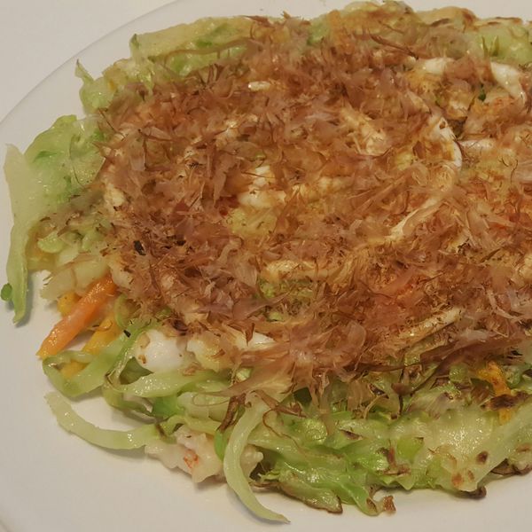 大阪燒 - お好み焼き : Tey Shu Teng一起做