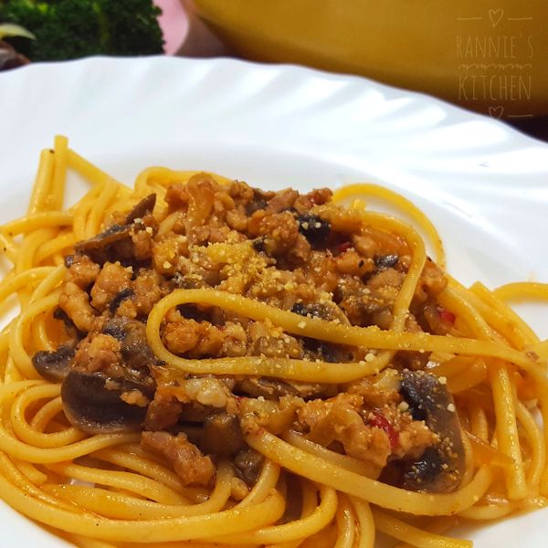 茄汁肉醬義大利麵 : Rannie Chung一起做