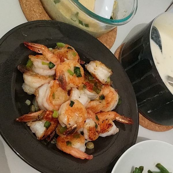 椒鹽蝦球：Renee Hao Su 一起做