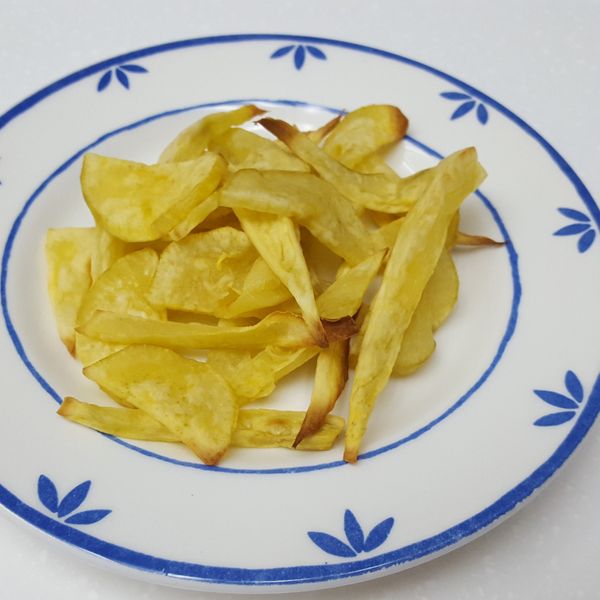 零廚藝烤箱料理-香酥地瓜薯條 : Mandy 一起做