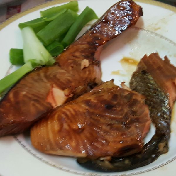 照燒鮭魚排：小日本 一起做