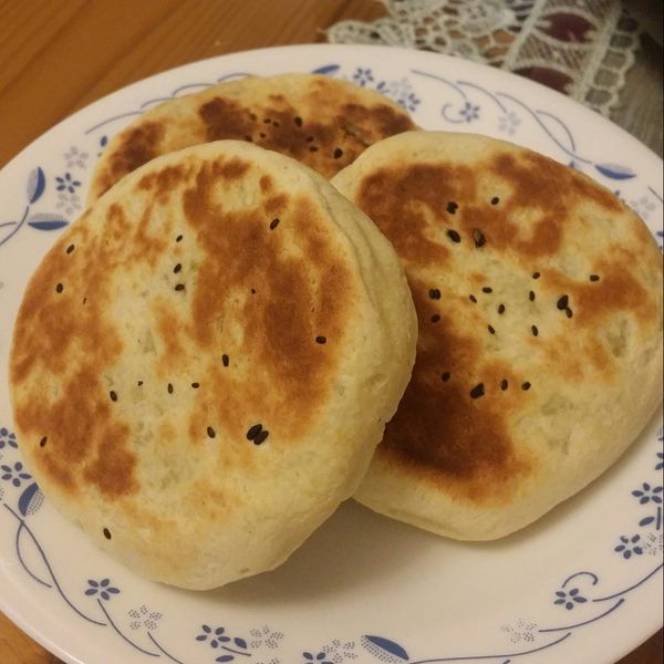 用鬆餅粉作地瓜餡餅：Amy  一起做