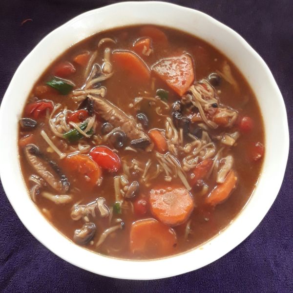 紅燒蕈菇大頭菜 : Vita一起做