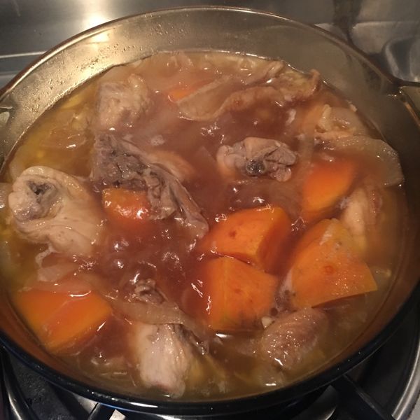 地瓜洋蔥燒五花 : Kiki Chien一起做