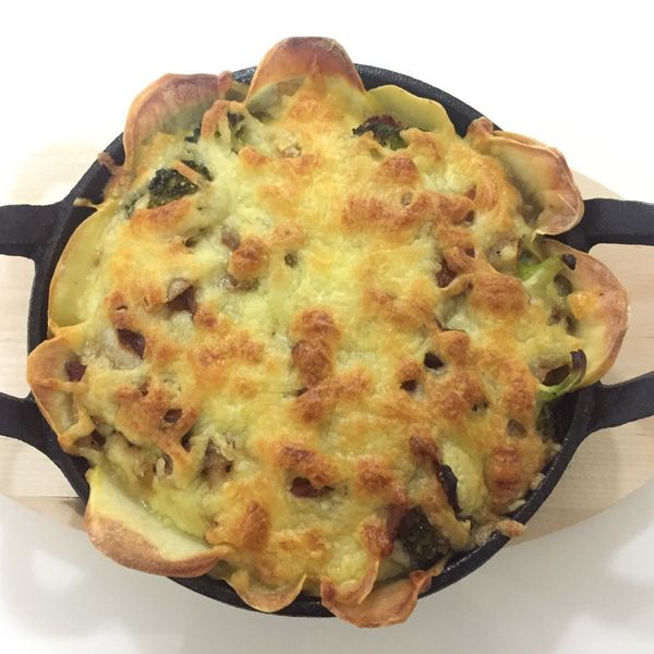 焗烤馬鈴薯鹹派 : 水姑娘一起做