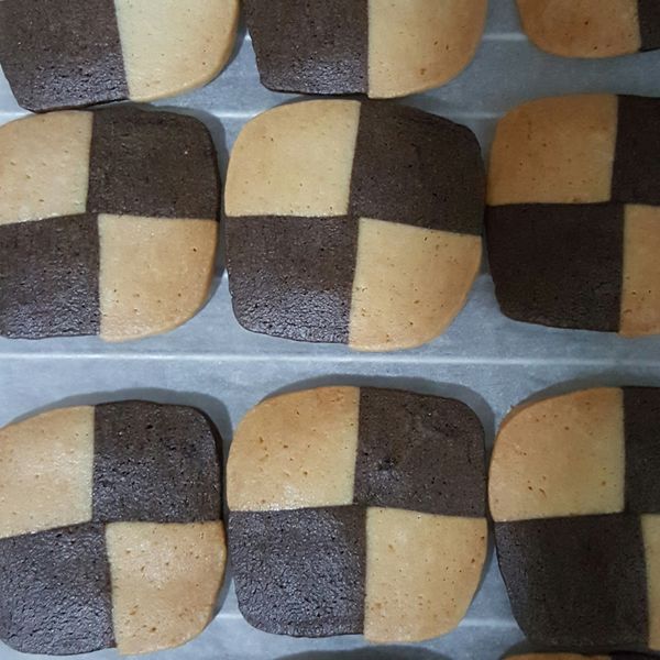 螺旋雙色餅乾💖 : 小麻煩一起做