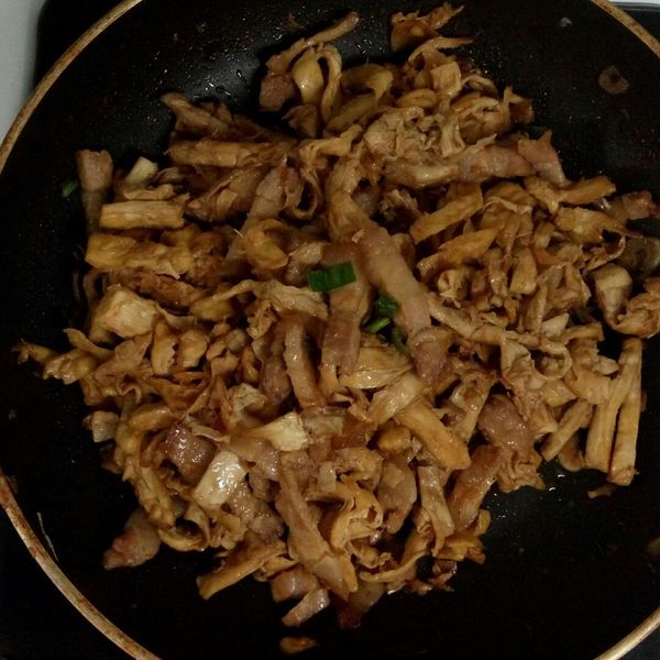 豆皮香燴絞肉 : 天天人一起做