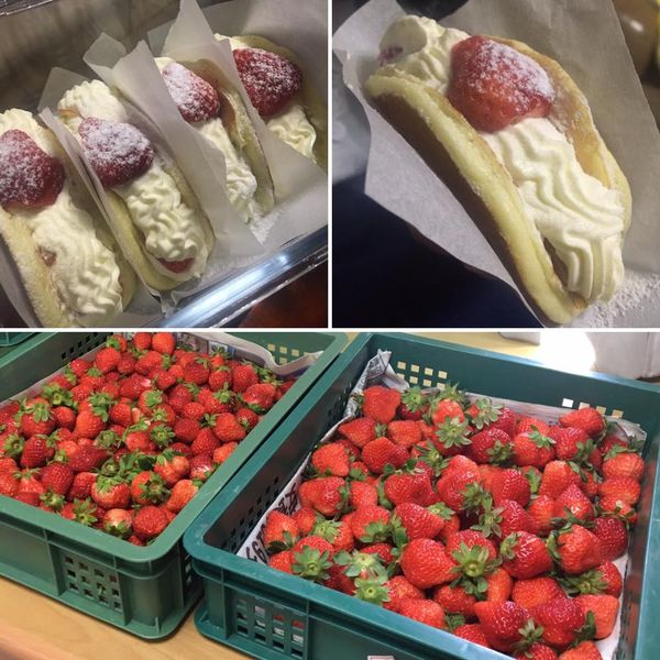 韓國流行排隊甜點。草莓蛋糕捲 : Chia Hsuan Cheng一起做