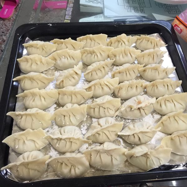 豬肉高麗菜水餃：燕君 一起做