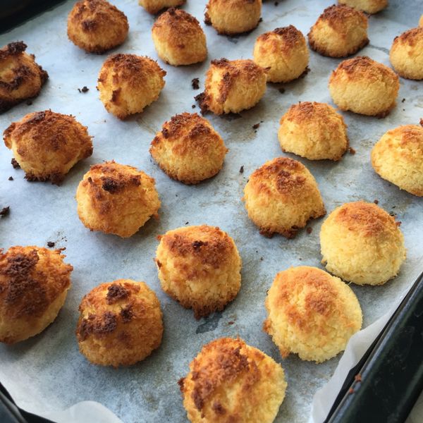 奶香椰子球 : 紅豆酪梨一起做