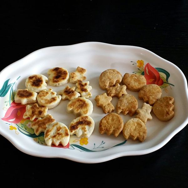 平底鍋做餅乾:宸 一起做