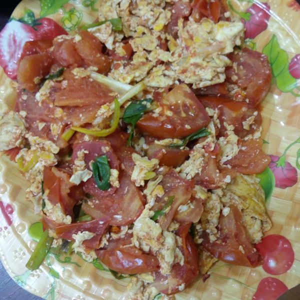 蕃茄炒蛋--一鍋到底不洗鍋 : Wu Xiao Dai一起做