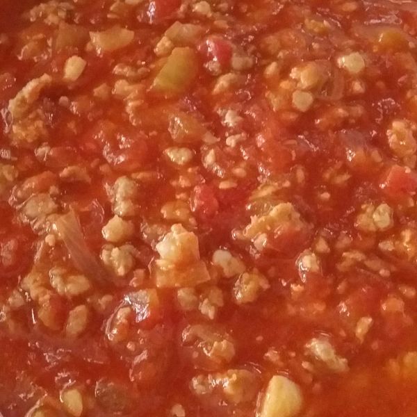 新鮮蕃茄肉醬(拌飯或義大利麵皆可)：王秀絨 一起做