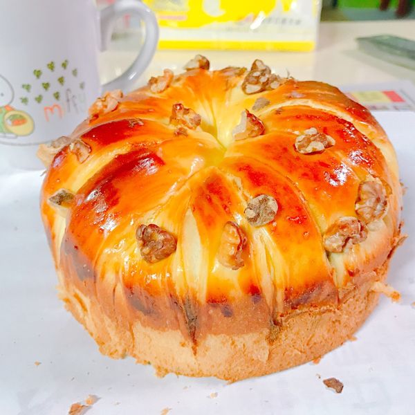 奶油乳酪核桃麵包:楊小倫 一起做