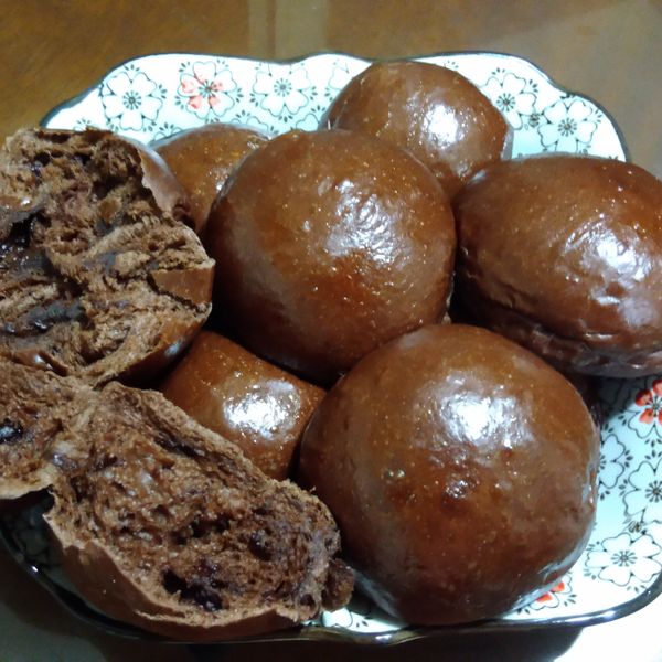 黑眼豆豆巧克力麵包(胖達人無添加物版) : 徐千惠一起做