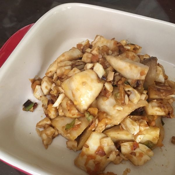 杏鮑菇炒鹹蛋：Irene Huang 一起做