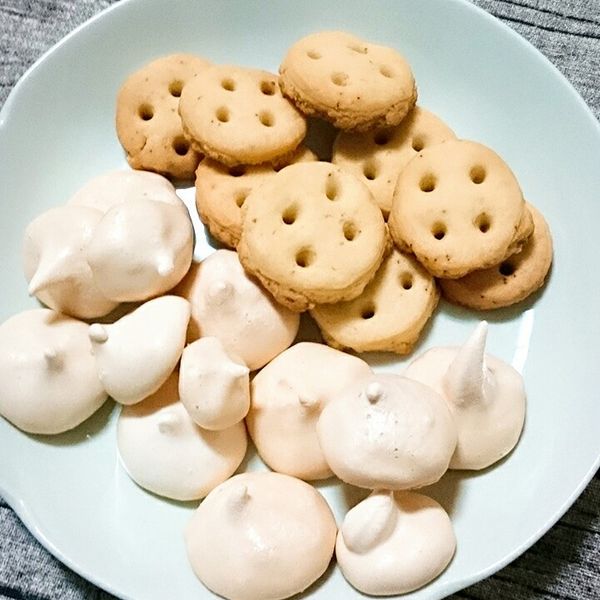 奶油奶酪钮扣饼干 : Vanessa一起做