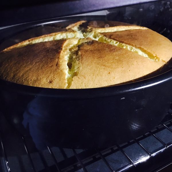 古早味蛋糕 : 小馬尾一起做