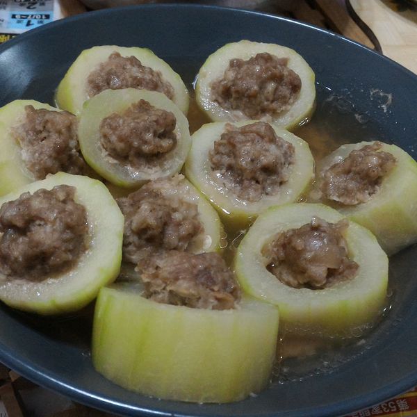力力隨意煮-胡瓜封(大黃瓜釀肉)：珍珠ma 一起做