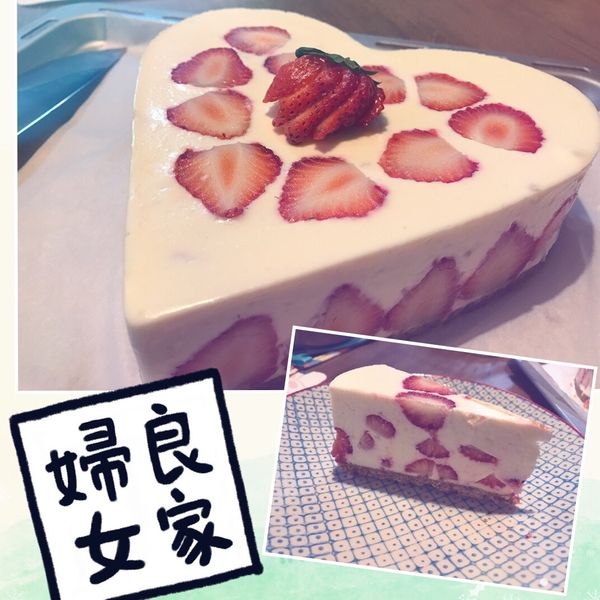 【免烤箱】特濃草莓生乳酪蛋糕：鄭寶姍 一起做