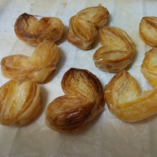 ♡宛の烘培好”食“光 ✿ 千層蝴蝶酥餅乾：Sara 一起做