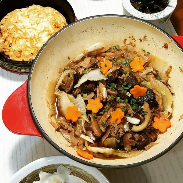 大白菜豚肉無水鍋 : JingWen Hung一起做