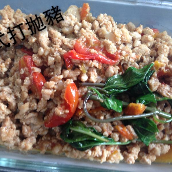 泰式打拋豬～豬絞肉嫩嫩的秘訣 : Dorise Huang一起做