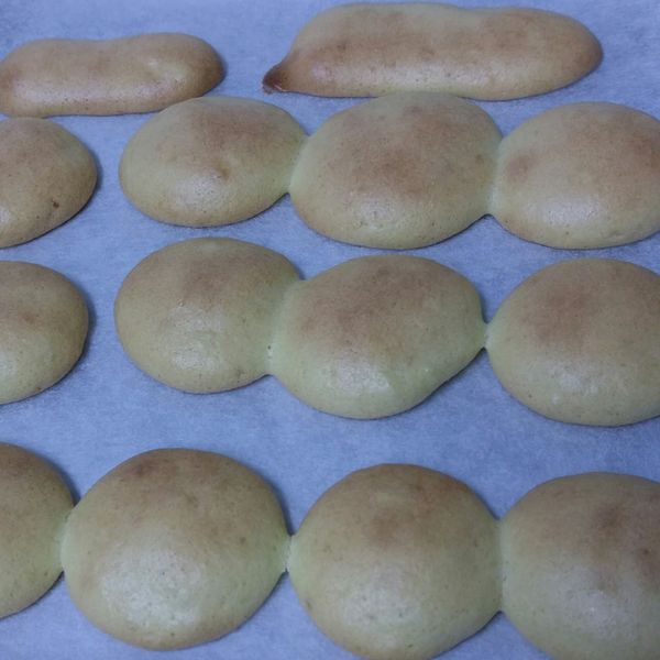 寶寶手指食物～無油雞蛋小圓餅 : 甜甜一起做