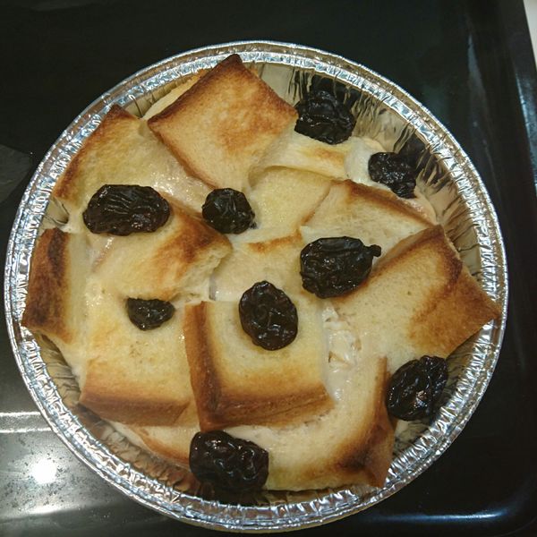 草莓麵包布丁 : 咪咪一起做