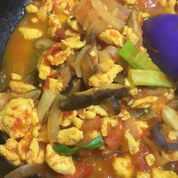 蕃茄炒蛋 : Yu Yu Mi一起做