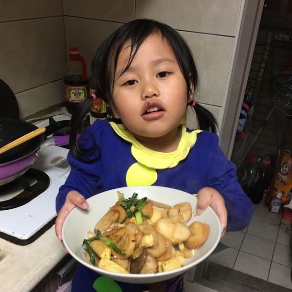 （銅鍋料理）三杯杏鮑菇：Amanda Liu 一起做