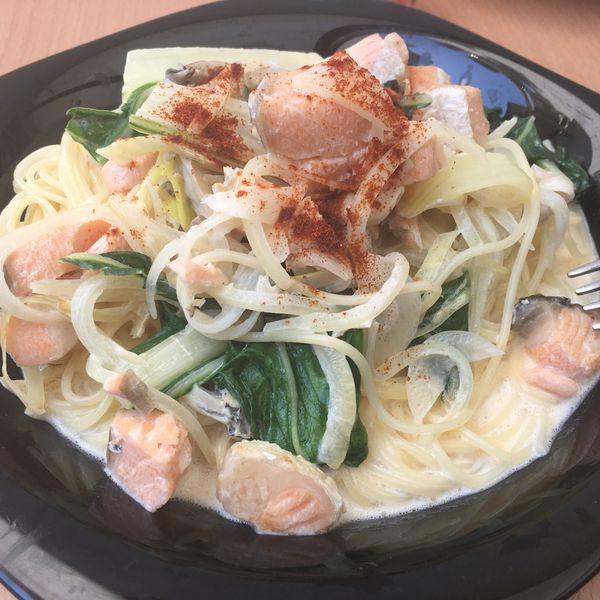 奶油鮭魚義大利麵 : Ivy Tsai一起做