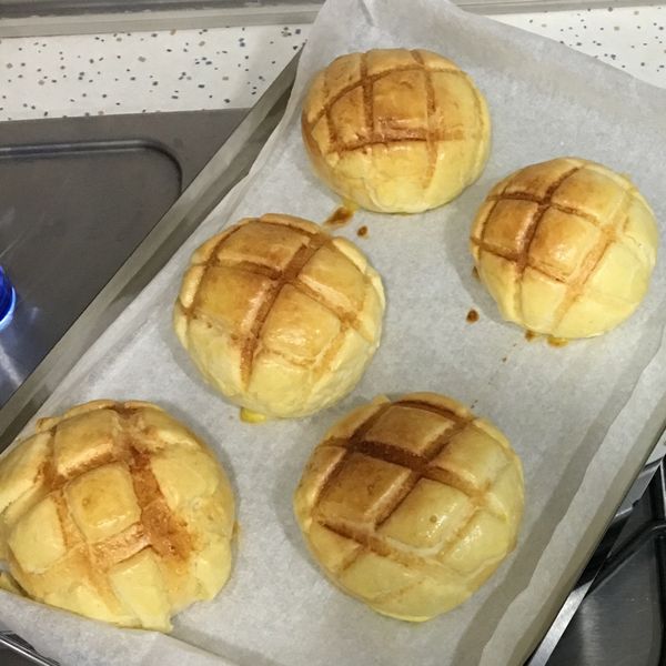 湯種菠蘿麵包 : Amber一起做