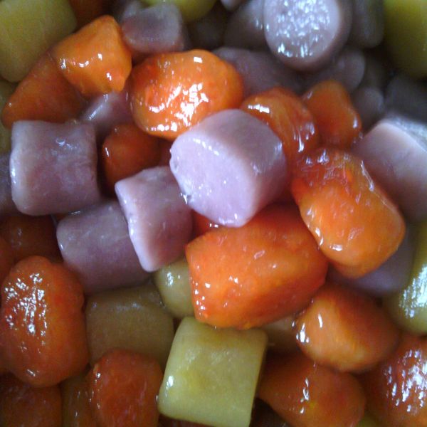 芋圓、蕃薯圓、胡蘿蔔圓：玉陵 一起做