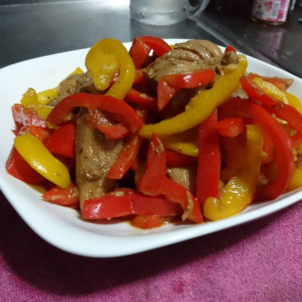 彩椒雞柳 : Miyaki Lin一起做