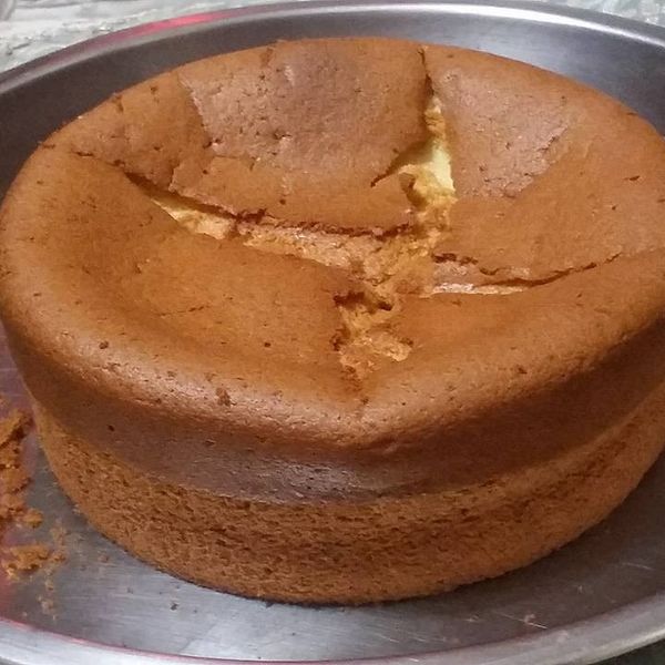 蜂蜜戚風蛋糕 : 優優一起做