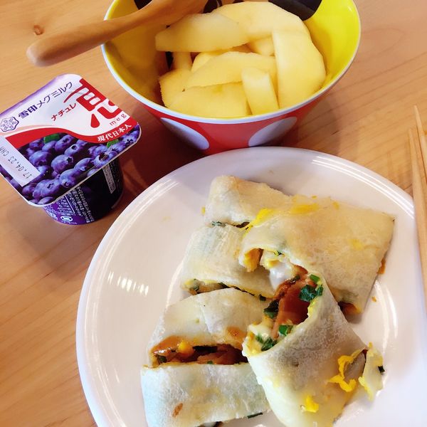 逢甲古早味蛋餅與紅茶：sandyjp 一起做