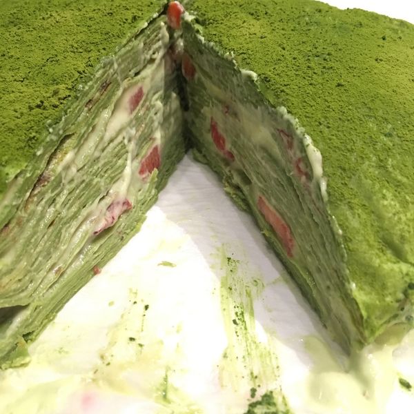 好像很厲害的抹茶千層蛋糕❤：林毓珊 一起做