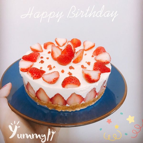 【免烤箱】特濃草莓生乳酪蛋糕 : 羅琇琇一起做