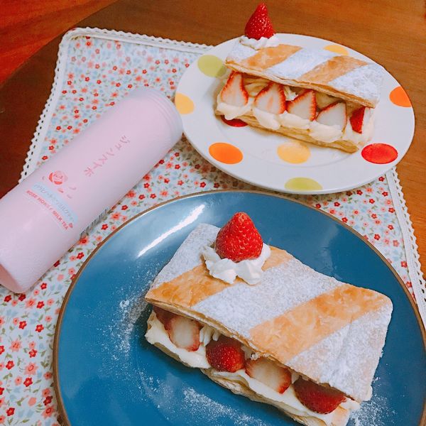 簡易草莓千層派 : 羅琇琇一起做