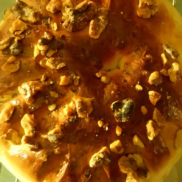 奶油乳酪核桃麵包:娟娟 一起做