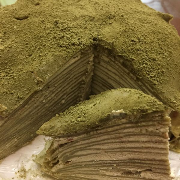 好像很厲害的抹茶千層蛋糕❤：Ellby Chuang 一起做