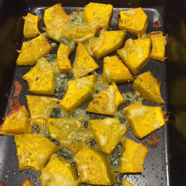 香料烤南瓜 - {蔬食}：Connie 一起做