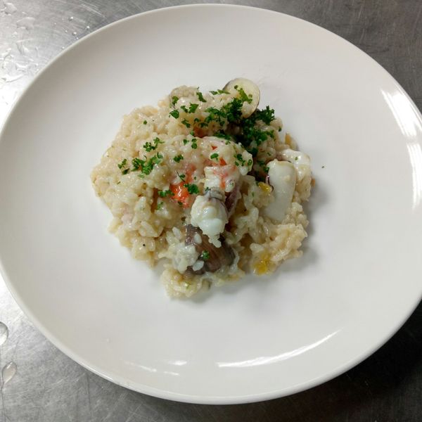 西餐丙級-義式海鮮飯 : 乙249林詠誠一起做